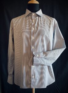 Camicia Righe Blu su misura