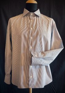 Camicia Righe Blu su misura