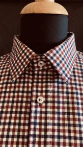 Camicia Quadretti Rosso-Blu su misura